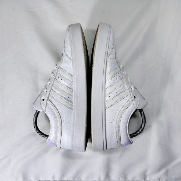Adidas Bryony Low-top Fashion Sneakers Athletic Shoes Women 8 White Casual - Picture 6 of 9